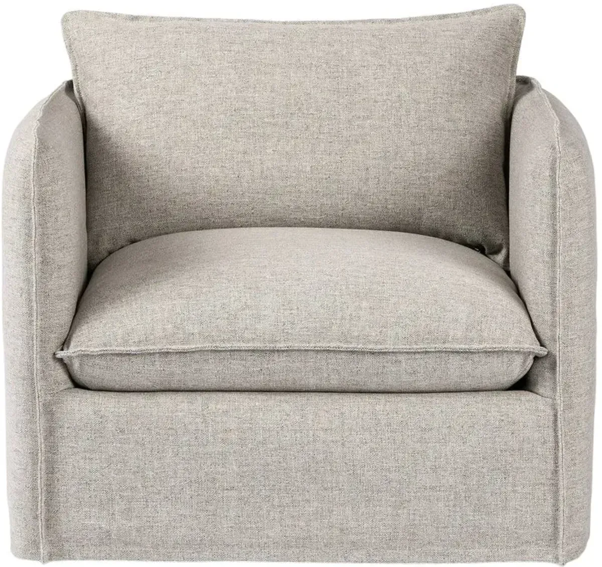 Four Hands Andre Alessi Slate Fabric Outdoor Swivel Chair