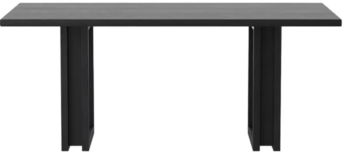 Four Hands Carmel Black Wash Dining Table
