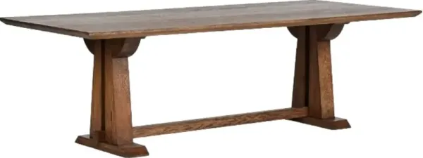 Four Hands Ashwin Brown Oak Dining Table