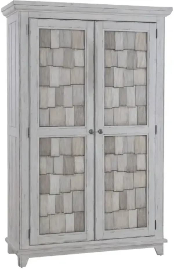 Liberty Furniture River Place Riverstone White Armoire