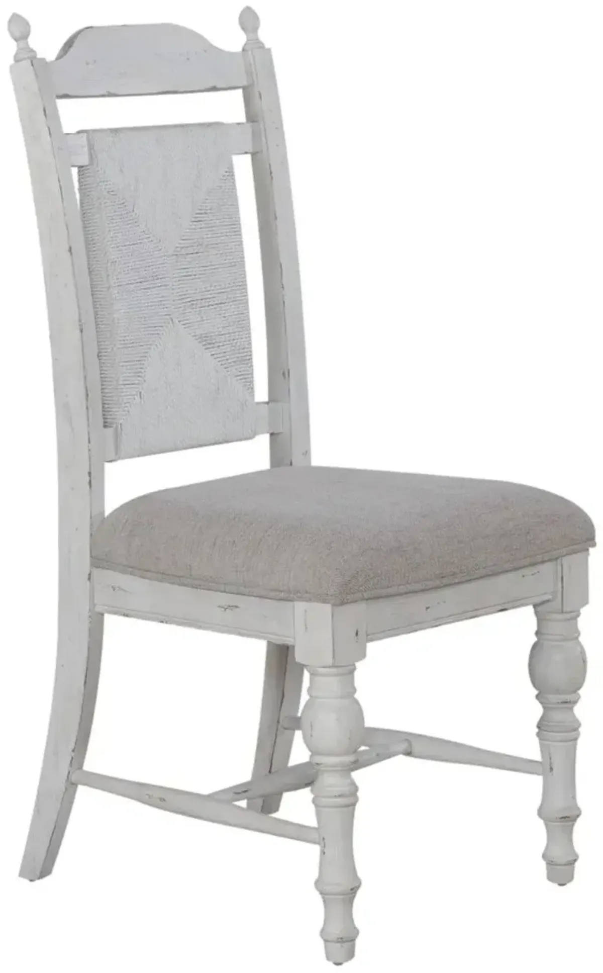 Liberty Furniture River Place Gray/Riverstone White Panel Back Side Chair