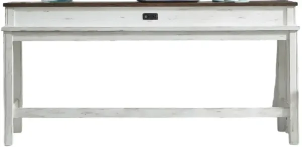Liberty Furniture River Place Riverstone White Console Table
