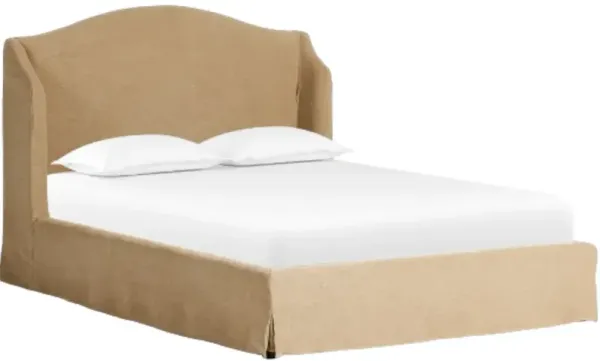 Four Hands Meryl Broadway Canvas Slipcover King Panel Bed