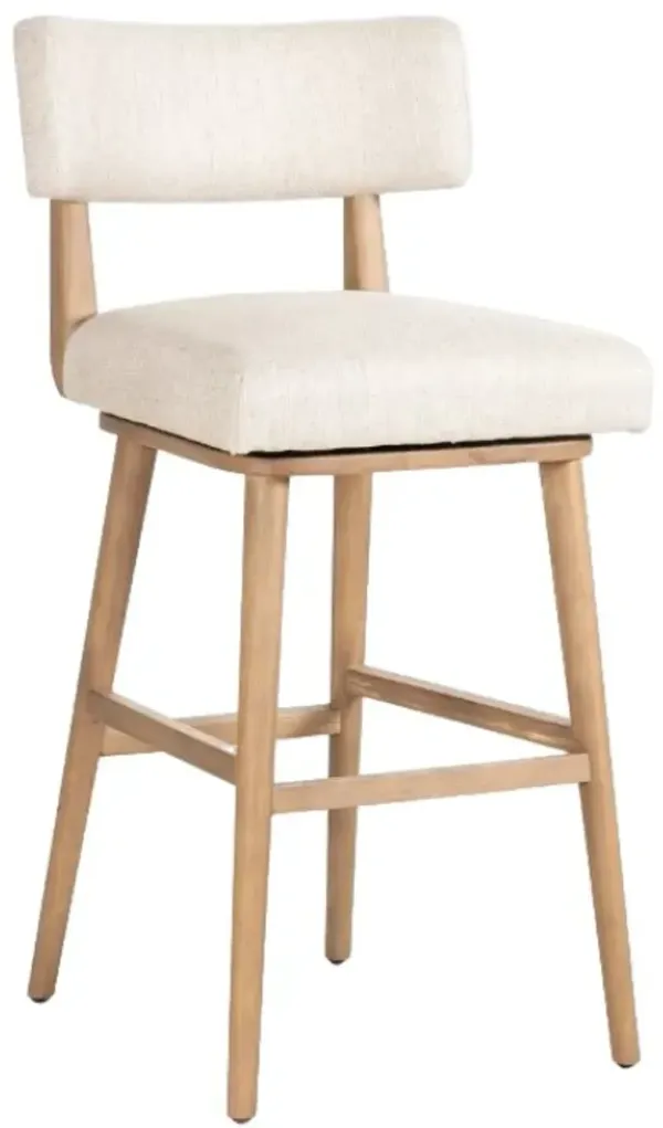 Four Hands Cardell Essence/Washed Natural Swivel Bar Stool