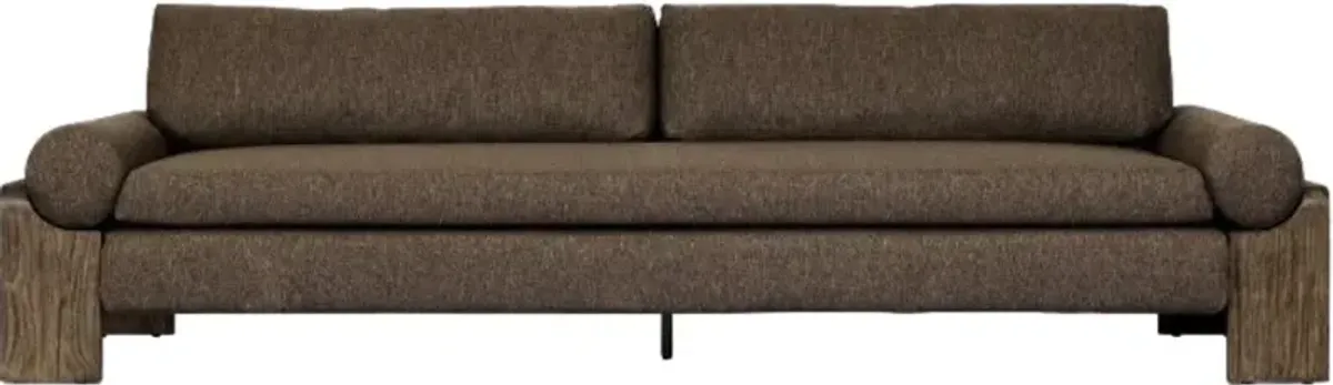 Four Hands Joette Ellor Brown Wooden Outdoor Sofa