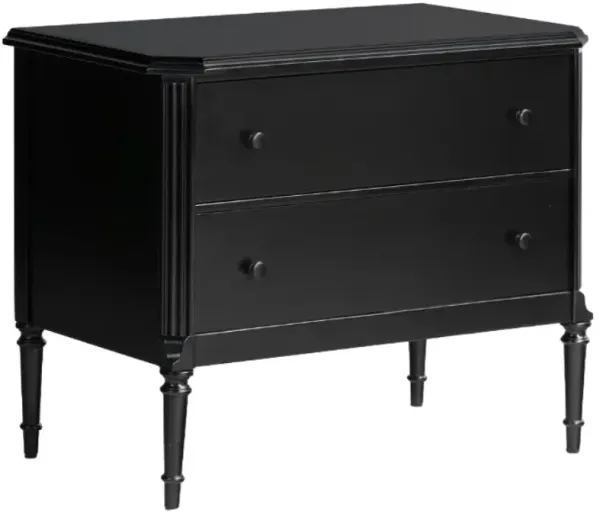 Four Hands Lendon Black Nightstand