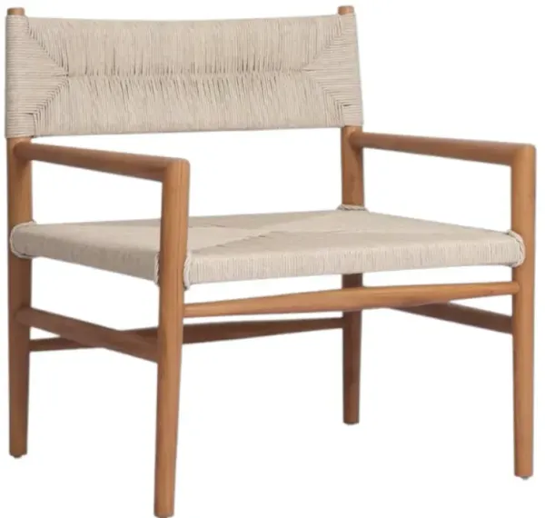 Four Hands Lomas Vintage White Wooden Outdoor Chair