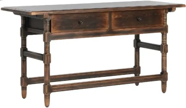 Four Hands Colonial Aged Brown Console Table
