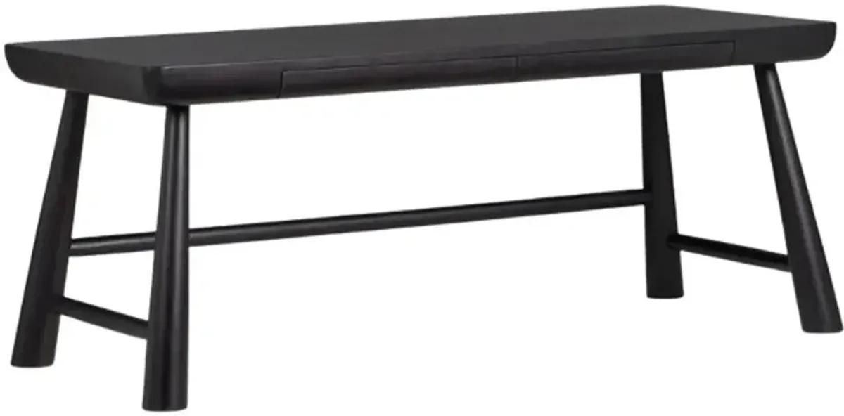 Four Hands Lorik Worn Black Desk