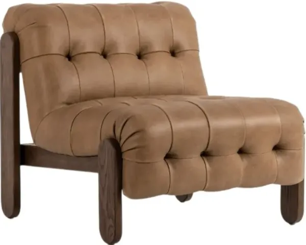 Four Hands Jeremiah Palermo Drift/Terra Brown Ash Chair