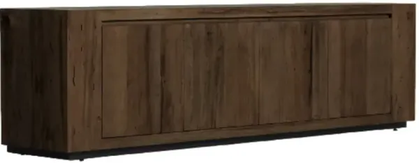 Four Hands Abaso Ebony Rustic Oak Media Console