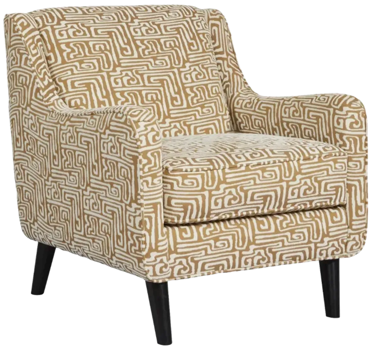 Fusion Furniture Durango Pewter Zeitgeist Squash Accent Chair