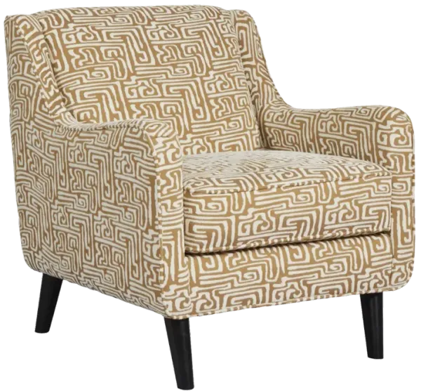 Fusion Furniture Durango Pewter Zeitgeist Squash Accent Chair