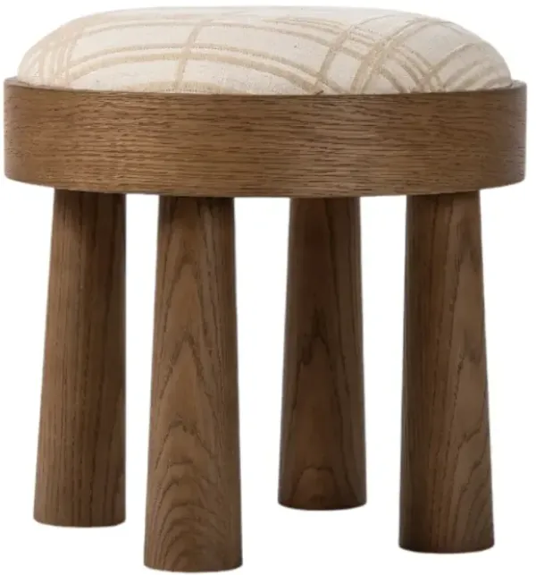 Four Hands Louise Sheffield Ivory Accent Stool