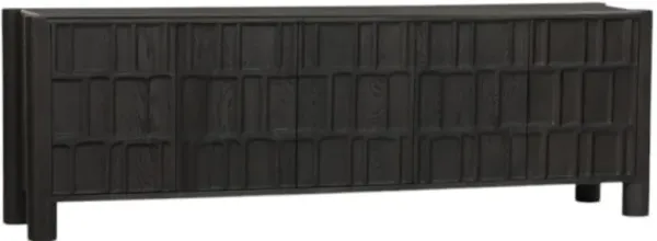 Four Hands Ezri Black Media Console