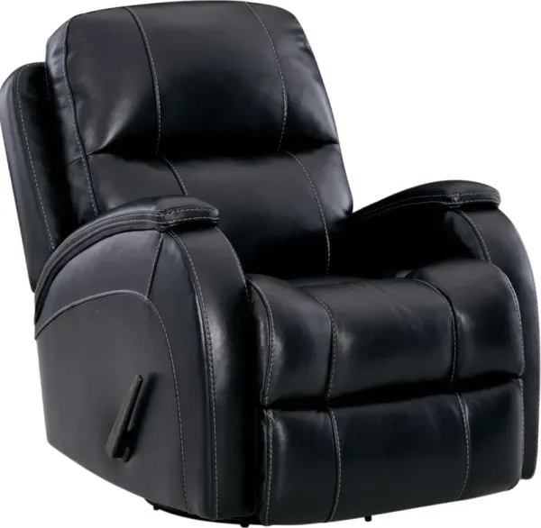HomeStretch Phantom Black Manual Recliner