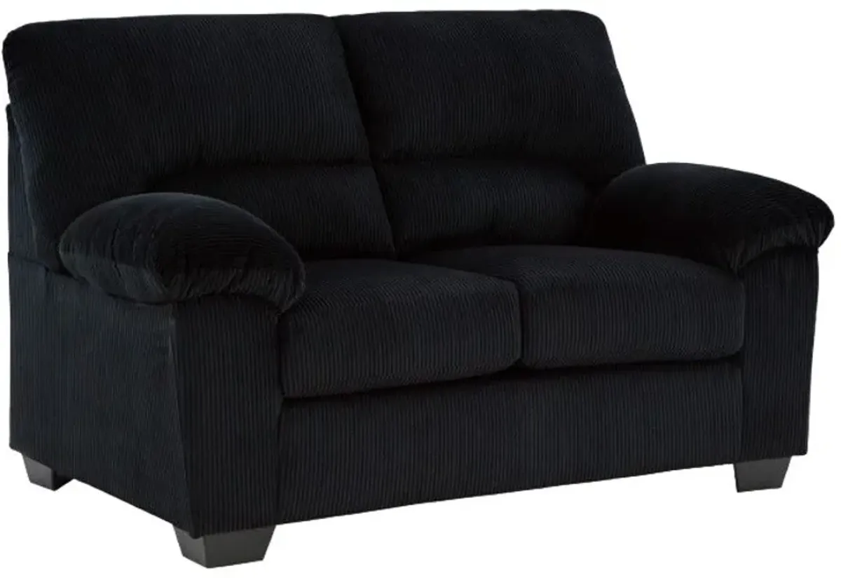 Signature Design by Ashley® SimpleJoy Onyx Loveseat