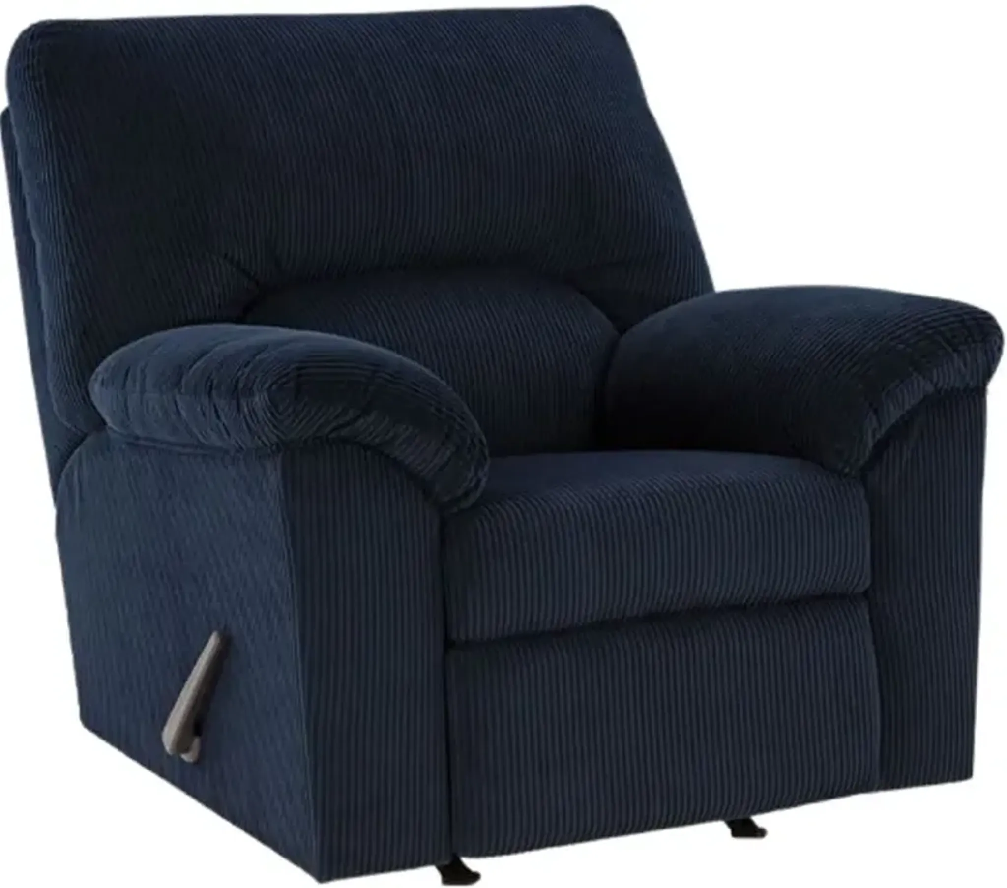 Signature Design By Ashleyr Simplejoy Navy Manual Recliner Chair Big ...