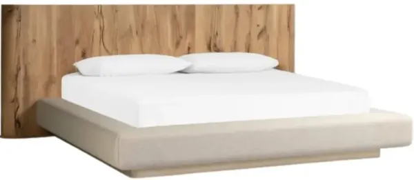 Four Hands Lara Imani Pebble/Natural French Queen Panel Bed