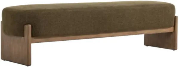 Four Hands Kirby Sutton Olive Accent Bench