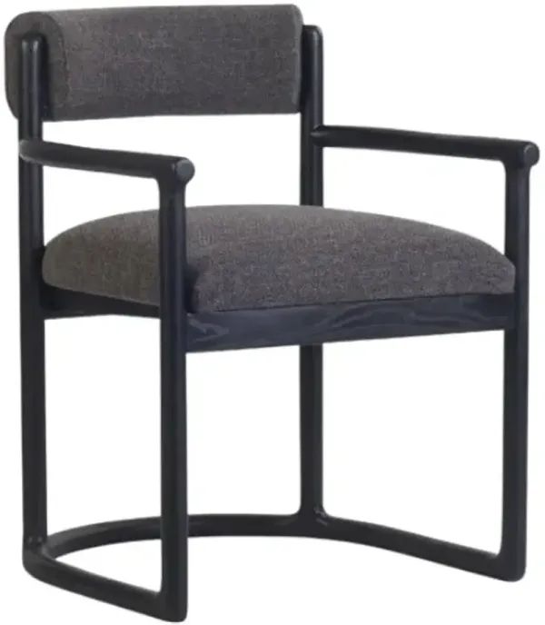 Four Hands Clarice Brushed Ebony/Thames Ash Dining Chair