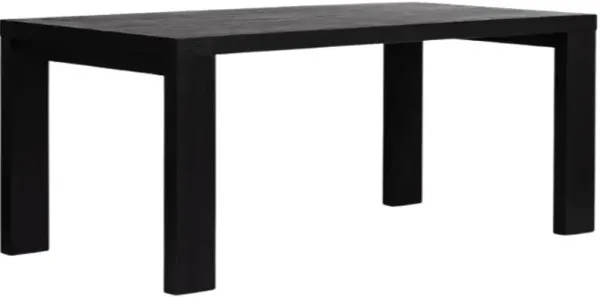 Four Hands Millie Drifted Matte Black Dining Table