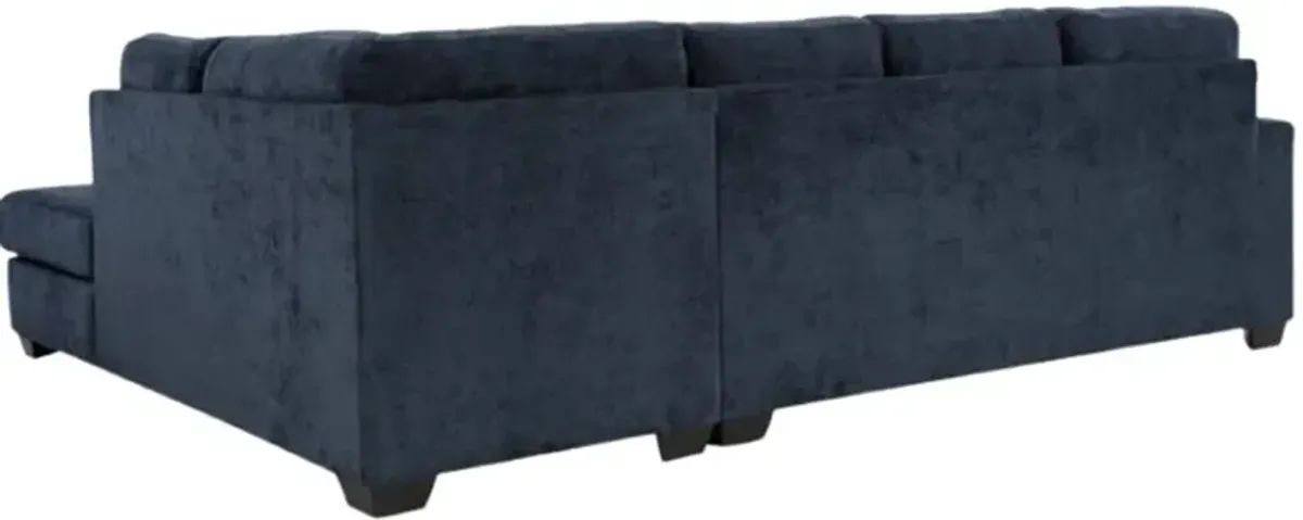 Signature Design by Ashley® Aviemore 2-Piece Ink Right-Arm Facing Sectional and Chaise