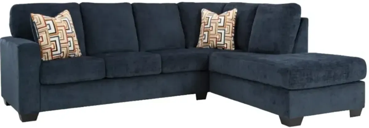 Signature Design by Ashley® Aviemore 2-Piece Ink Right-Arm Facing Sectional and Chaise