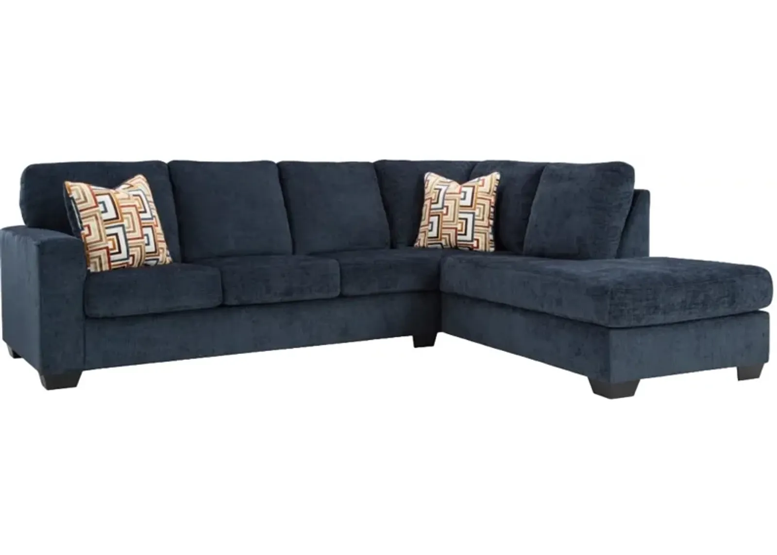 Signature Design by Ashley® Aviemore 2-Piece Ink Right-Arm Facing Sectional and Chaise