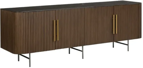 Four Hands Fletcher Terra Brown Media Console