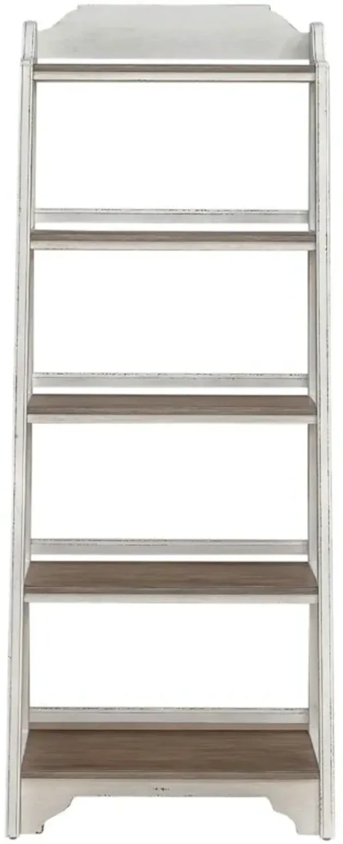Liberty Furniture Magnolia Manor Antique White/Weathered Bark Bookcase