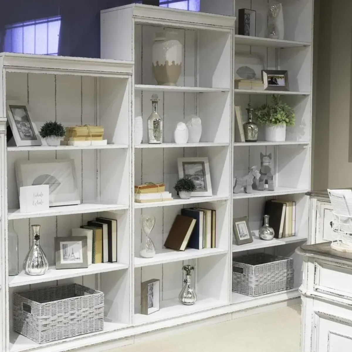 Liberty Furniture Magnolia Manor White 72" Bookcase