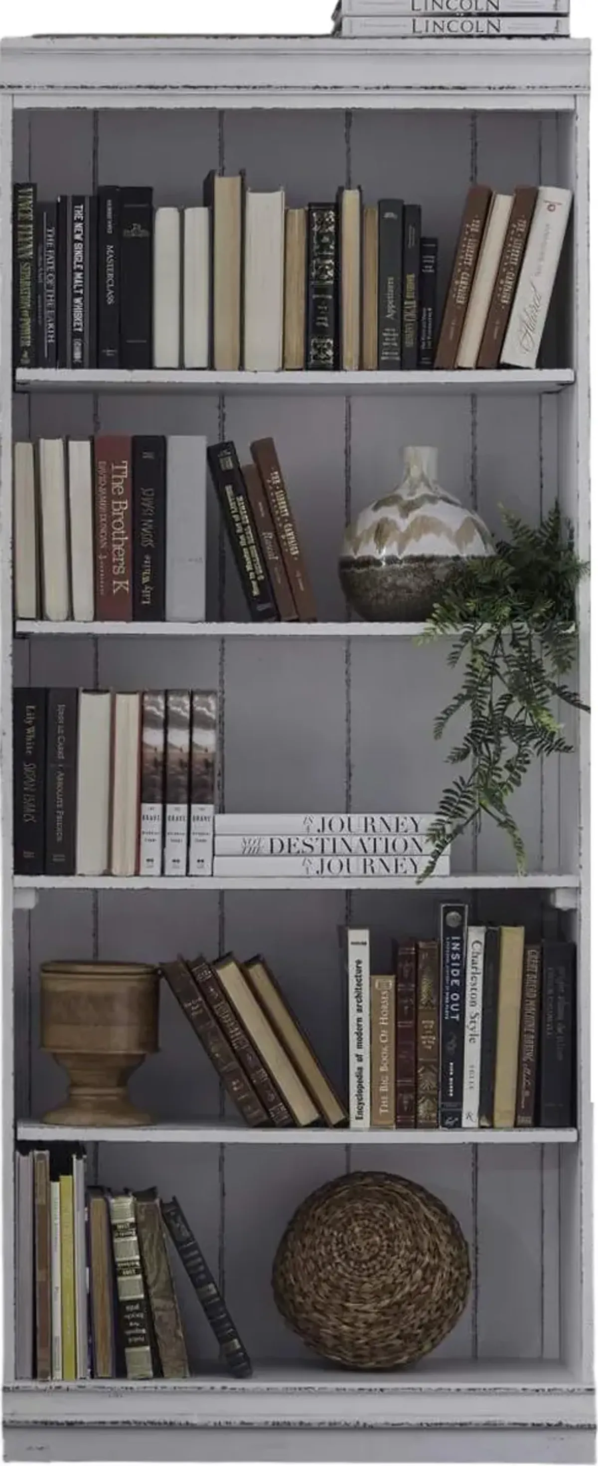 Liberty Furniture Magnolia Manor White 72" Bookcase