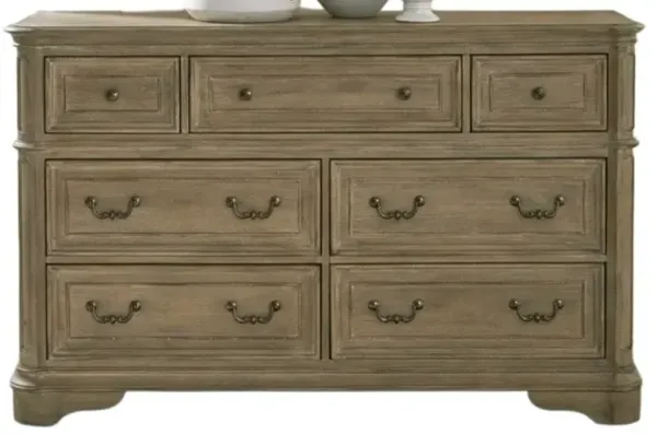 Liberty Furniture Magnolia Manor Weathered Bisque Dresser
