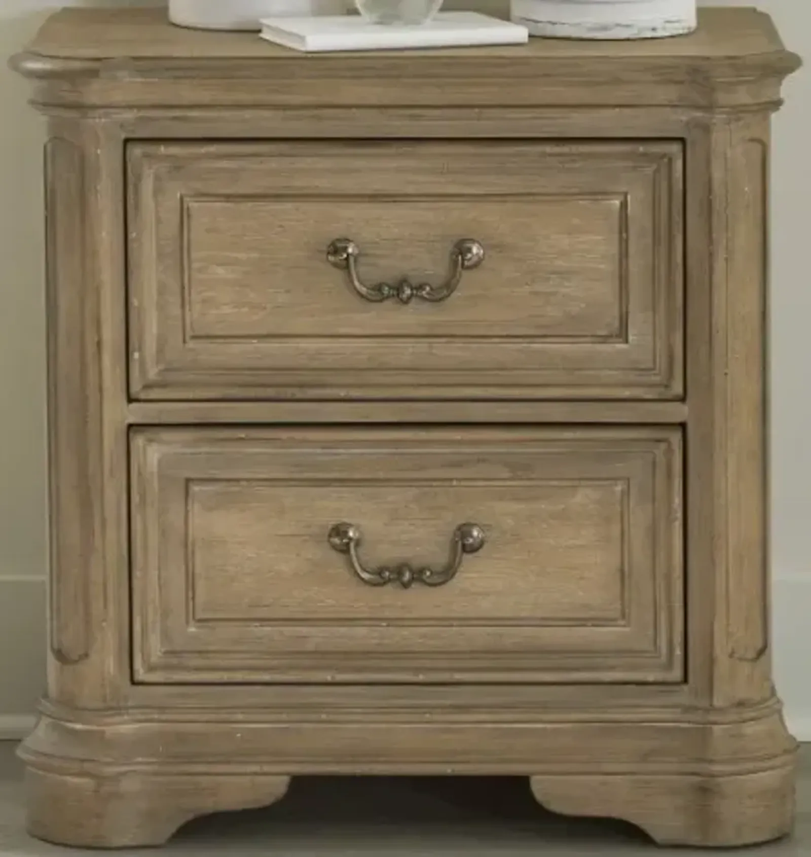 Liberty Furniture Magnolia Manor Weathered Bisque Nightstand