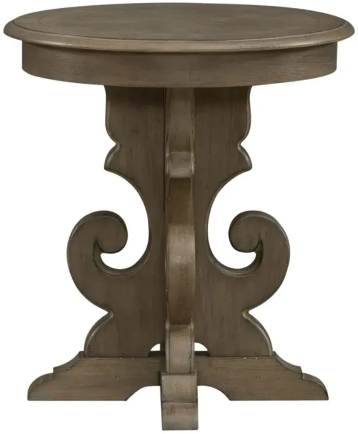 Liberty Furniture Magnolia Manor Weathered Bisque End Table
