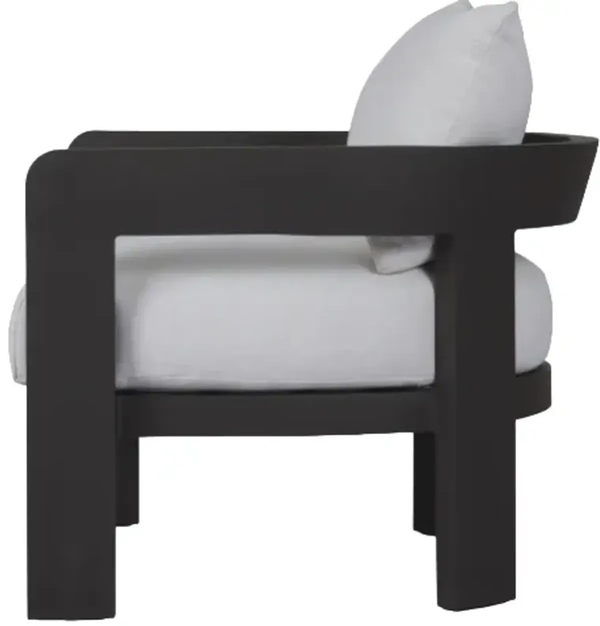 Four Hands Jackson Alessi Linen/Bronze Metal Outdoor Chair