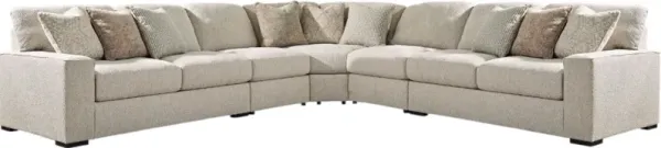 Benchcraft® Ballyton 5-Piece Sand L-Shape Sectional