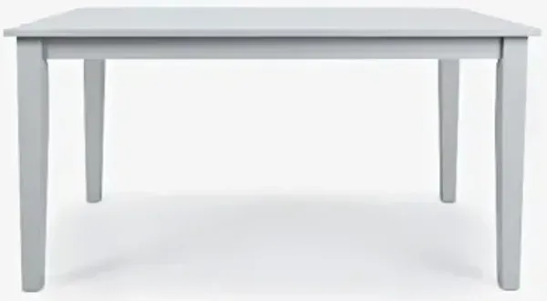 Jofran Inc. Simplicity Dove Rectangle Dining Table that Seats 6 Comfortably