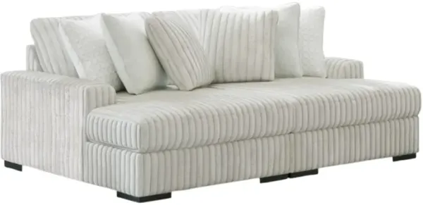 Signature Design by Ashley® Stupendous 2-Piece Alloy Small Spaced Sectional and Super Chaise
