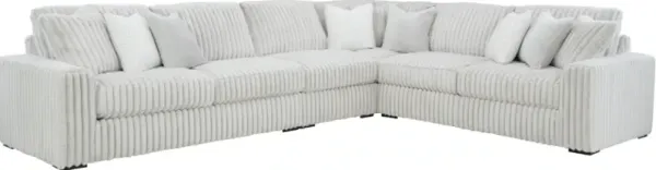 Signature Design by Ashley® Stupendous 4-Piece Alloy Sectional Sofa