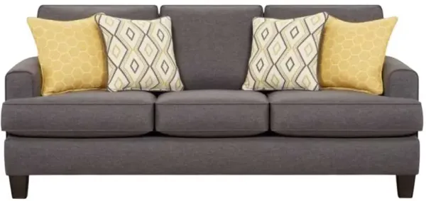 Fusion Furniture Maxwell Gray Sofa