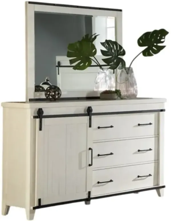 Holland House Furniture Montana 3 Piece White Queen Bedroom Set