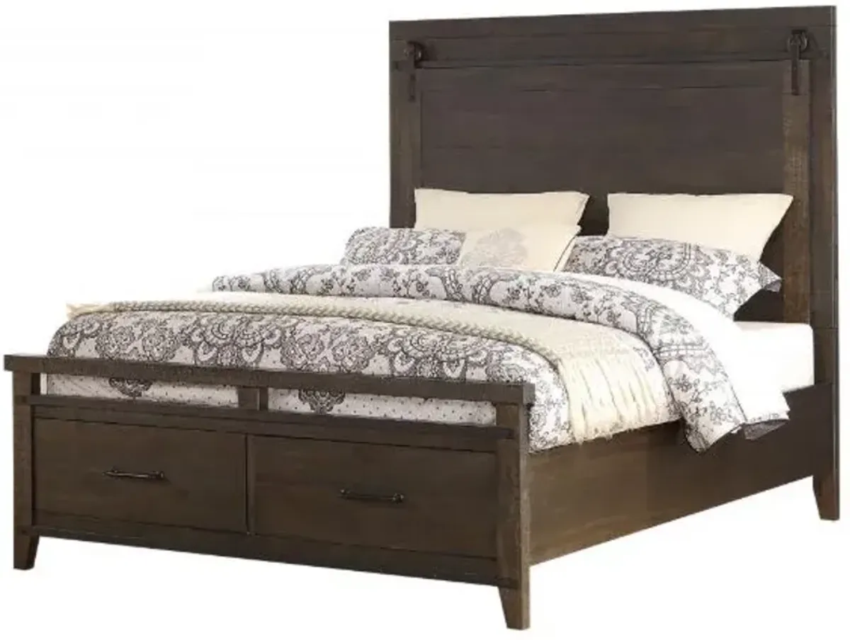 Holland House Furniture 3pc Montana King Panel Storage Bed Set P46186990