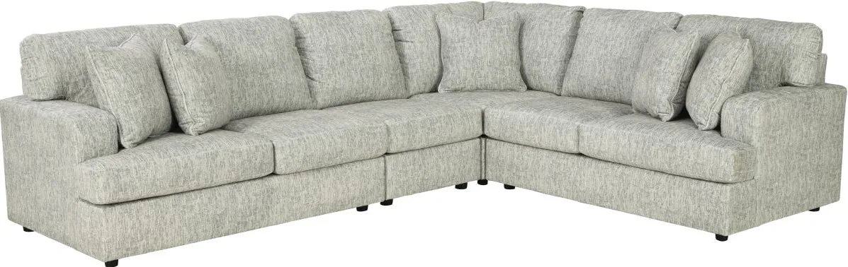 Signature Design by Ashley® Playwrite 4-Piece Gray Sectional