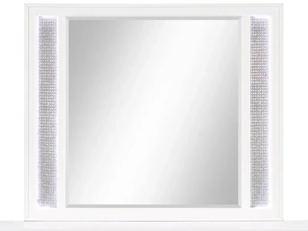 Holland House Glamour White Mirror
