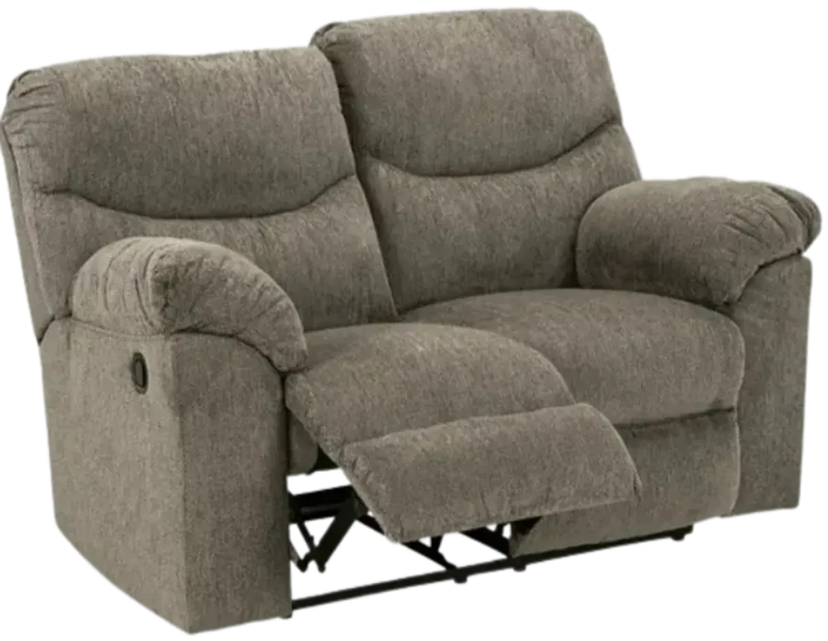 Signature Design by Ashley® Alphons Putty Reclining Loveseat