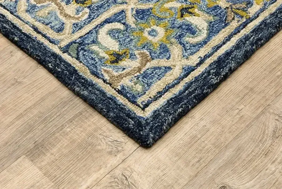 Oriental Weavers Alfresco Blue 3'x8' Rug Runner