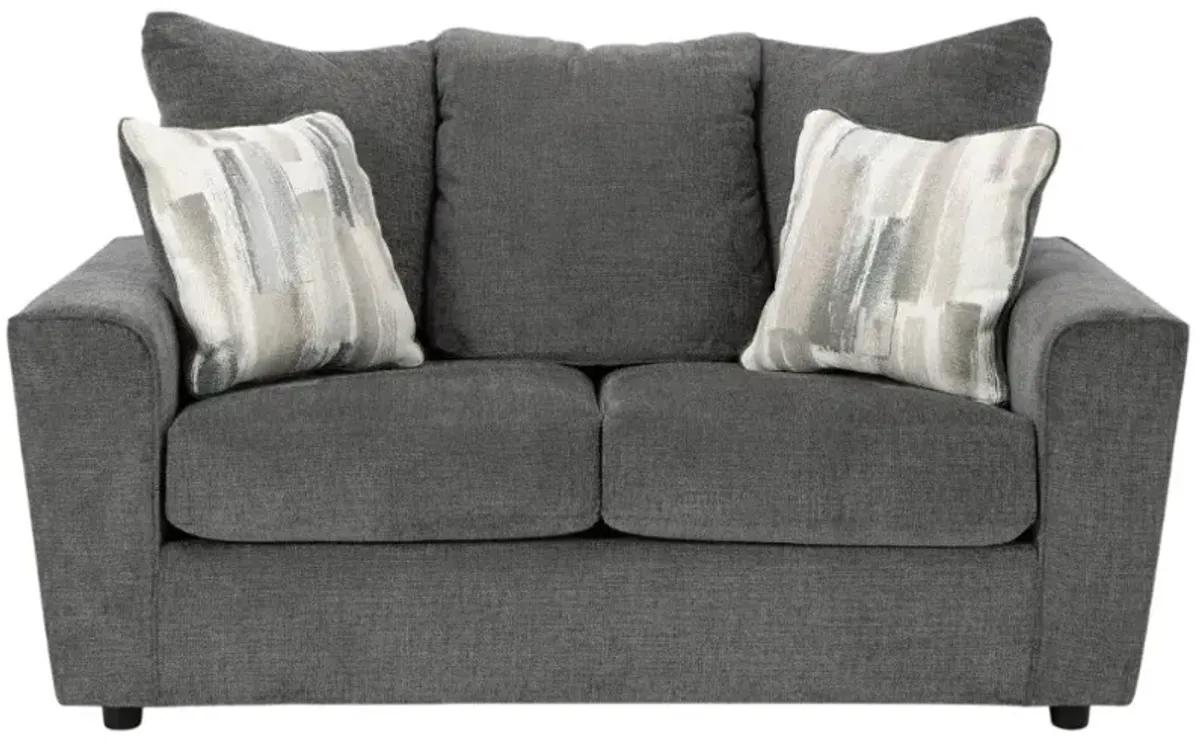 Signature Design by Ashley® Stairatt Gravel Loveseat
