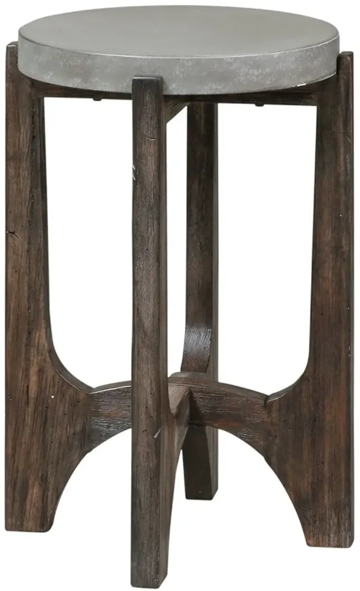 Liberty Furniture Cascade Wirebrush Rustic Brown Chairside Table